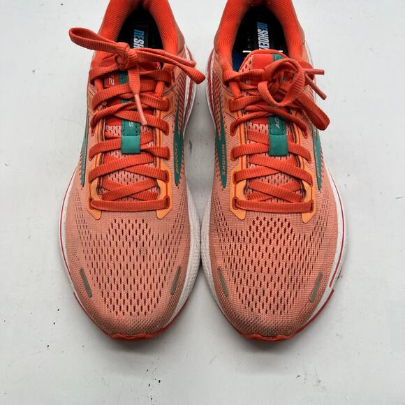 Brooks Shoes Womens 7.5 Adrenaline GTS 22 Running Sneakers Orange ** - Picture 3 of 9